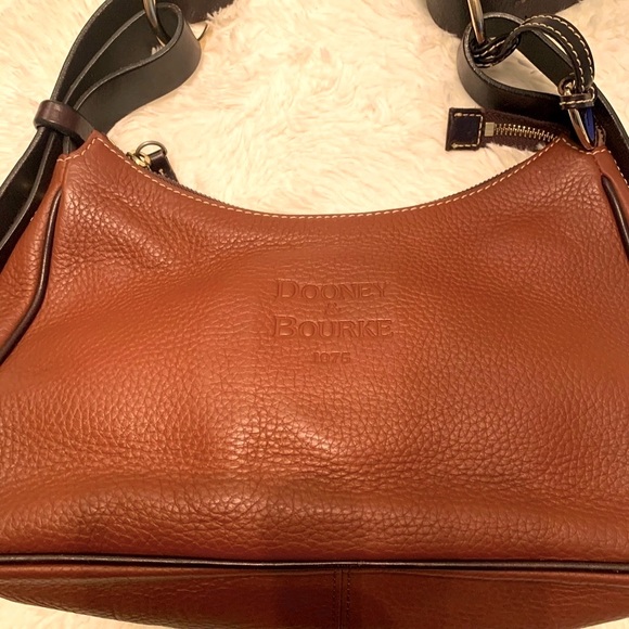 Dooney & Bourke Leather Florentine Hobo Handbag - Picture 6 of 11